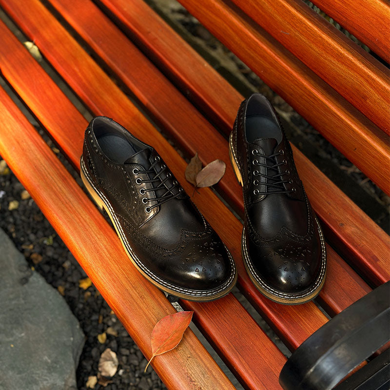 Derby leather Business formal shoes LB972