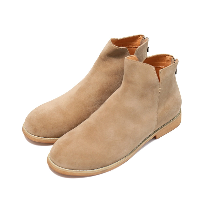 Suede gentlemen's ankle boots LB23-D28