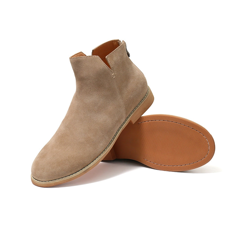 Suede gentlemen's ankle boots LB23-D28