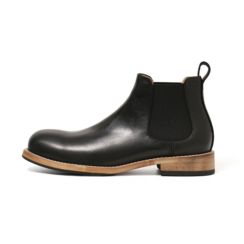 "Steel Ridge" Leather Chelsea Boot for Men LB24-D95