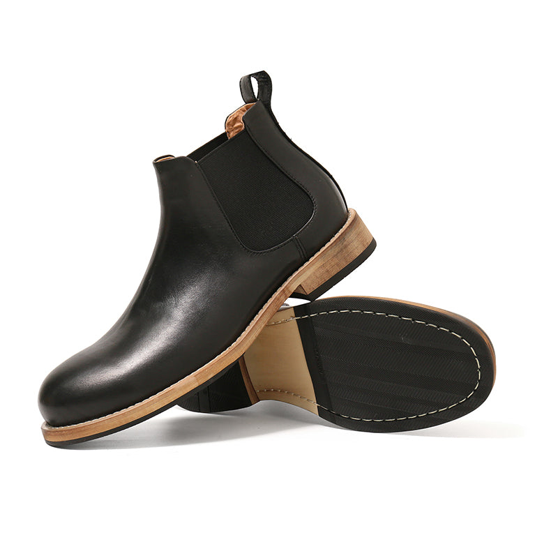 "Steel Ridge" Leather Chelsea Boot for Men LB24-D95