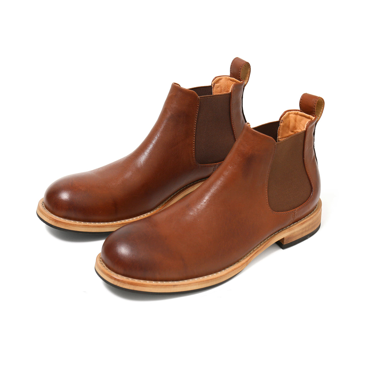 "Steel Ridge" Leather Chelsea Boot for Men LB24-D95